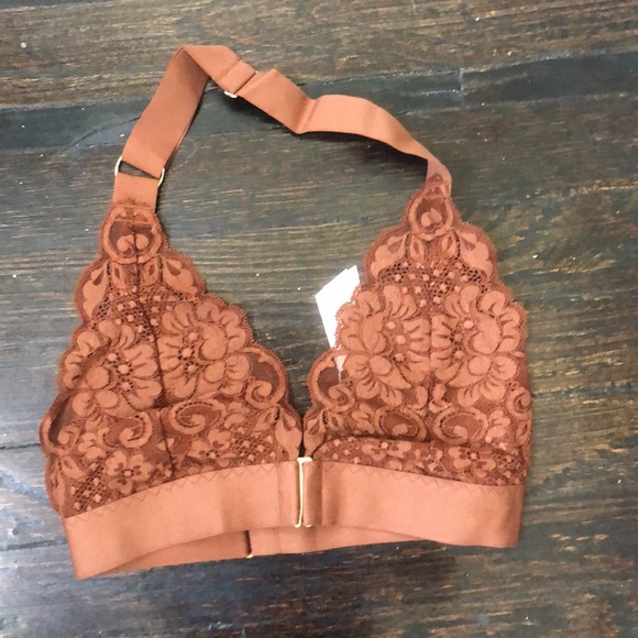 HAH x Free people groupie bralette milk chocolate light support size S NWT - Picture 3 of 6